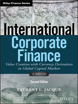 cover image of International Corporate Finance